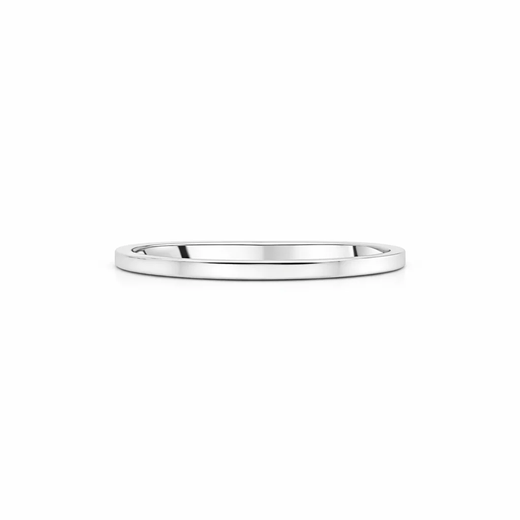 Contemporary Ladies Wedding Ring - Image 5