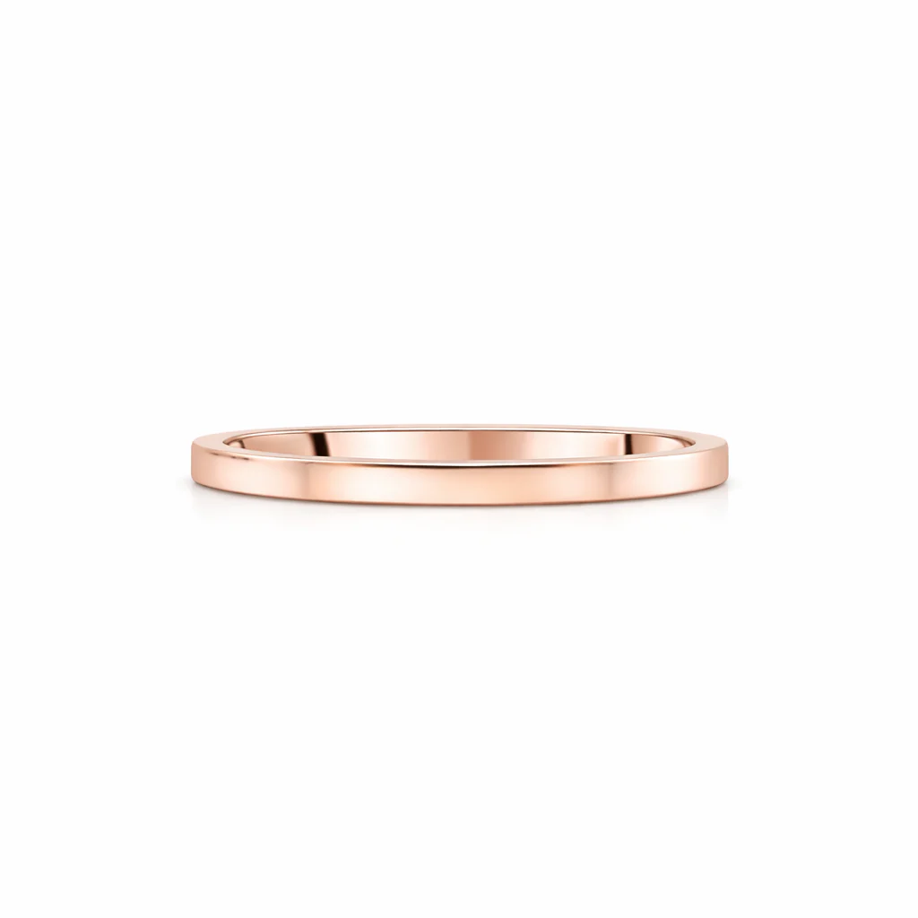 Contemporary Ladies Wedding Ring - Image 8