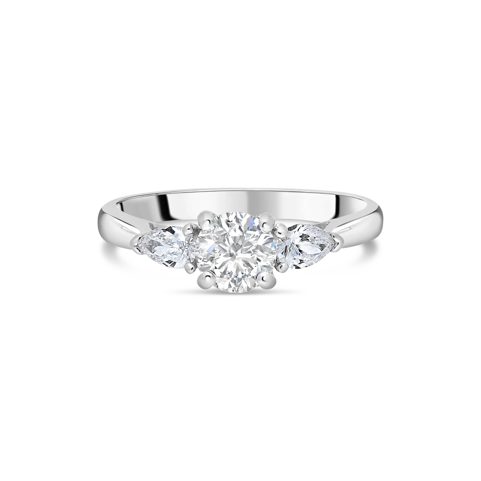 The "Tranquility" Engagement Ring (Round Brilliant Centre) - Image 3
